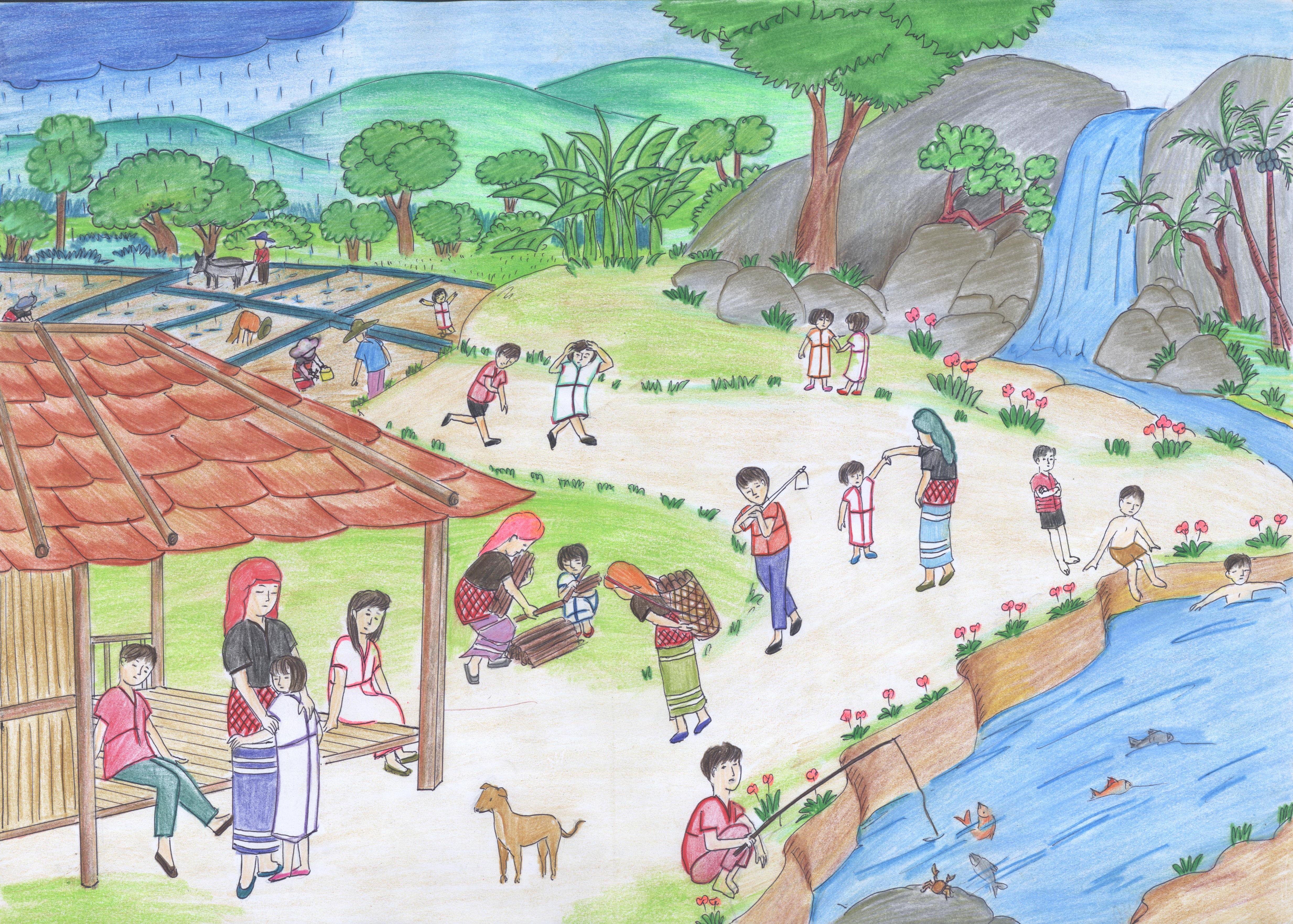แม่ของหนู  ธรรมชาติที่สวยงาม  บ้านนี้มีรัก  ท้องฟ้าร้องไห้